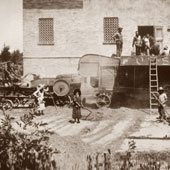 foto storica vendemmia famiglia Ferraboschi